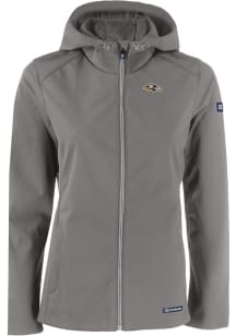 Cutter and Buck Baltimore Ravens Womens Grey Evoke Light Weight Jacket