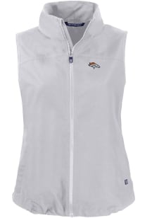 Cutter and Buck Denver Broncos Womens Grey Charter Vest