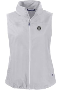 Cutter and Buck Las Vegas Raiders Womens Grey Charter Vest