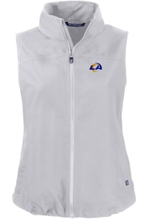 Cutter and Buck Los Angeles Rams Womens Grey Charter Vest