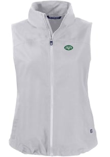 Cutter and Buck New York Jets Womens Grey Charter Vest