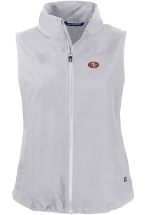Cutter and Buck San Francisco 49ers Womens Grey Charter Vest