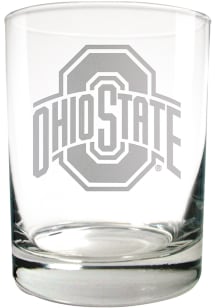 Ohio State Buckeyes 14oz Laser Etch Rock Glass