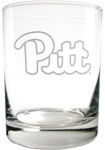 Pitt Panthers 14oz Laser Etch Rock Glass