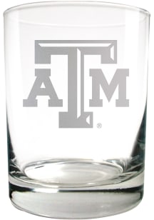 Texas A&amp;M Aggies 14oz Laser Etch Rock Glass