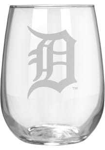 Detroit Tigers 17oz Laser Etch Stemless Wine Glass
