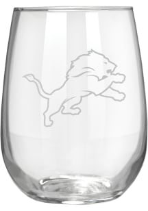 Detroit Lions 17oz Laser Etch Stemless Wine Glass