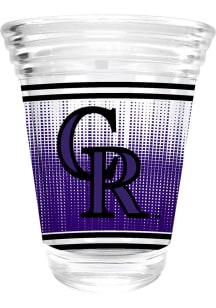 Colorado Rockies 2oz Round Shot Glass