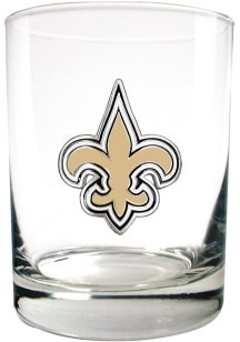 New Orleans Saints 14oz Emblem Rock Glass