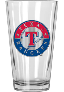 Texas Rangers 16oz Emblem Pint Glass
