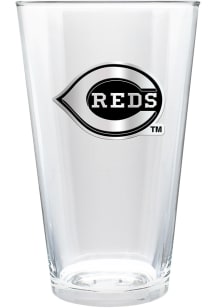Cincinnati Reds 16oz Metal Emblem Pint Glass