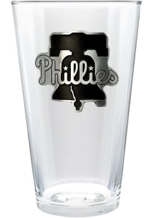 Philadelphia Phillies 16oz Metal Emblem Pint Glass