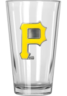Pittsburgh Pirates 16oz Metal Emblem Pint Glass