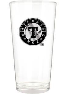 Texas Rangers 16oz Metal Emblem Pint Glass