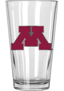 Minnesota Golden Gophers 16oz Metal Emblem Pint Glass