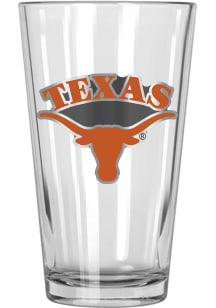 Texas Longhorns 16oz Metal Emblem Pint Glass