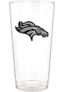 Denver Broncos 16oz Metal Emblem Pint Glass