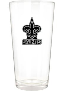 New Orleans Saints 16oz Metal Emblem Pint Glass