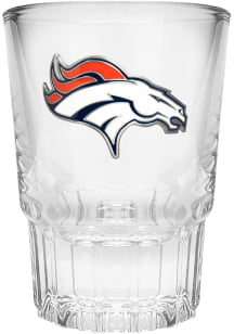 Denver Broncos 2oz Metal Emblem Shot Glass