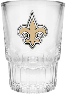 New Orleans Saints 2oz Metal Emblem Shot Glass