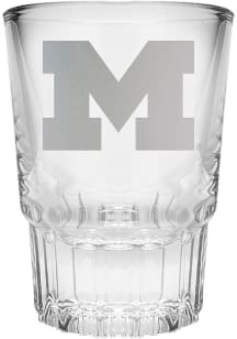 Michigan Wolverines 2oz Prism Etch Shot Glass