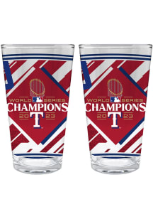 Texas Rangers 2023 World Series Champions 16oz Set Pint Glass