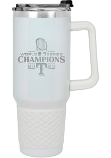 Texas Rangers 2023 World Series Champions Colossus Travel Stainless Steel Tumbler - White