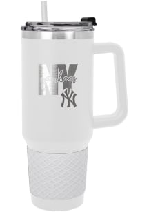 New York Yankees 40oz Colossus Stainless Steel Tumbler - White