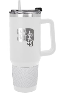 San Diego Padres 40oz Colossus Stainless Steel Tumbler - White