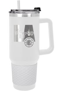 Los Angeles Clippers 40oz Colossus Stainless Steel Tumbler - White