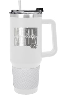 North Carolina Tar Heels 40oz Colossus Stainless Steel Tumbler - White