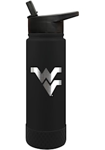West Virginia Mountaineers 24oz Jr Thrist Stainless Steel Bottle - Black