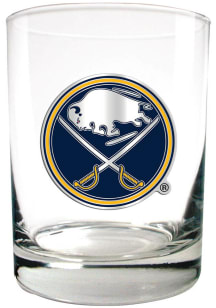 Buffalo Sabres 14oz Emblem Rock Glass