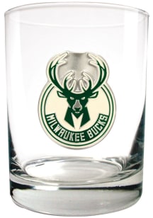 Milwaukee Bucks 14oz Emblem Rock Glass