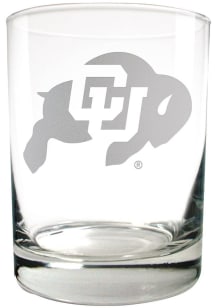 Colorado Buffaloes 14oz Laser Rock Glass