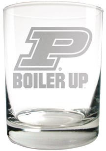 Purdue Boilermakers 14oz Laser Rock Glass