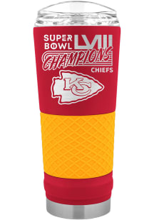 Kansas City Chiefs Super Bowl LVIII Champs Stainless Steel Tumbler - Red