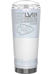 Kansas City Chiefs Super Bowl LVIII Champs Stainless Steel Tumbler - White