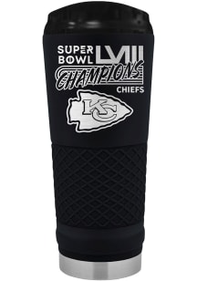 Kansas City Chiefs Super Bowl LVIII Champs Stainless Steel Tumbler - Black