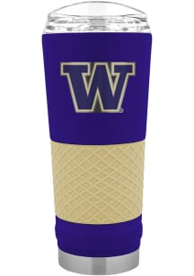 Washington Huskies 24oz Draft Design Stainless Steel Tumbler - Purple