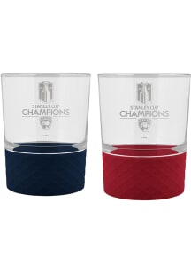 Florida Panthers 2024 NHL Stanley Cup Champs Commissioner Set Rock Glass