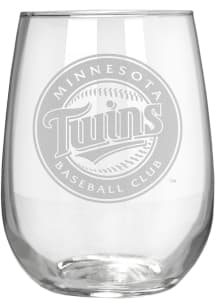 Minnesota Twins 17oz Laser Etched Stemless Wine Glass