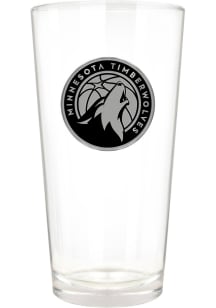 Minnesota Timberwolves 16oz Metal Emblem Pint Glass