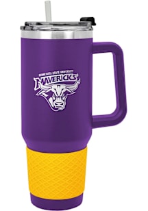 Minnesota State Mankato Mavericks 40oz Stainless Steel Tumbler - Purple