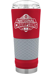 Red Ohio State Buckeyes 2024 National Champions 24oz Draft Stainless Steel Tumbler