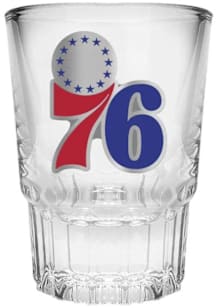 Philadelphia 76ers 2oz Metal Emblem Shot Glass