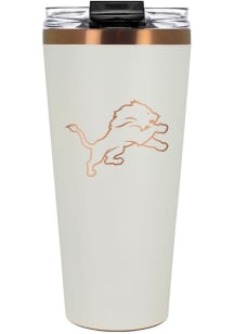 Detroit Lions 32oz Cream + Copper Stainless Steel Tumbler - White