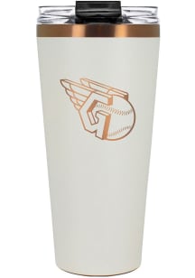 Cleveland Guardians 32oz Cream + Copper Stainless Steel Tumbler - White