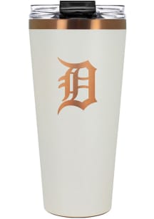 Detroit Tigers 32oz Cream + Copper Stainless Steel Tumbler - White