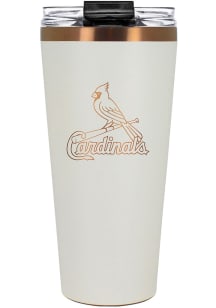 St Louis Cardinals 32oz Cream + Copper Stainless Steel Tumbler - White
